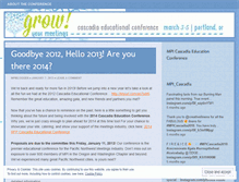 Tablet Screenshot of mpicascadiaeducationconferencence.wordpress.com