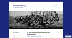 Desktop Screenshot of civilwarhistory.wordpress.com