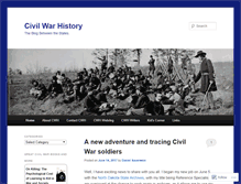 Tablet Screenshot of civilwarhistory.wordpress.com