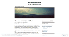 Desktop Screenshot of hisbeautifulfeet.wordpress.com