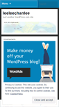 Mobile Screenshot of leeleechanlee.wordpress.com