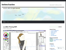 Tablet Screenshot of leeleechanlee.wordpress.com