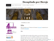 Tablet Screenshot of decapitadoporhereje.wordpress.com