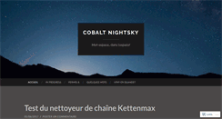 Desktop Screenshot of cobaltnightsky.wordpress.com