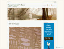 Tablet Screenshot of coolculinary.wordpress.com