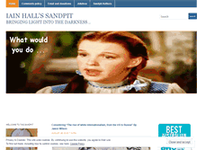 Tablet Screenshot of iainhall.wordpress.com