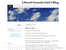 Tablet Screenshot of liberalgranolagirl.wordpress.com