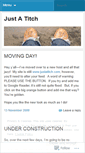 Mobile Screenshot of justatitch.wordpress.com