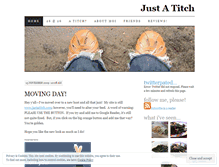 Tablet Screenshot of justatitch.wordpress.com