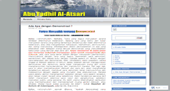 Desktop Screenshot of abufadhil.wordpress.com