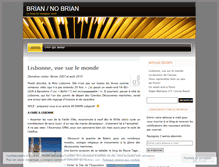 Tablet Screenshot of briannobrian.wordpress.com