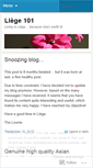 Mobile Screenshot of liege101.wordpress.com