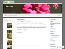 Tablet Screenshot of liege101.wordpress.com