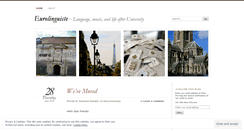 Desktop Screenshot of eurolinguiste.wordpress.com
