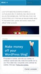 Mobile Screenshot of fcbarcelonaontwitter.wordpress.com