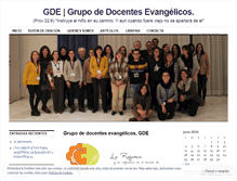 Tablet Screenshot of gbgdocentes.wordpress.com