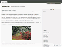Tablet Screenshot of monjardi.wordpress.com