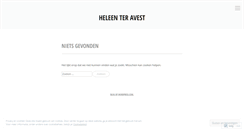 Desktop Screenshot of heleenteravest.wordpress.com