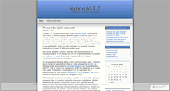 Desktop Screenshot of myhrvold.wordpress.com