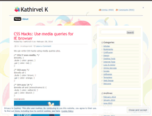 Tablet Screenshot of kathirpositive.wordpress.com