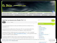 Tablet Screenshot of eldeza.wordpress.com