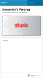 Mobile Screenshot of aeroerick.wordpress.com