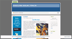 Desktop Screenshot of kod27.wordpress.com
