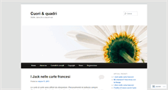 Desktop Screenshot of cuoriquadri.wordpress.com