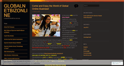 Desktop Screenshot of globalnetbizonline.wordpress.com