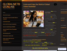 Tablet Screenshot of globalnetbizonline.wordpress.com