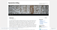 Desktop Screenshot of oysterdiva.wordpress.com