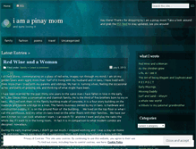 Tablet Screenshot of iamapinaymom.wordpress.com