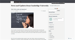 Desktop Screenshot of cambridgenewz.wordpress.com