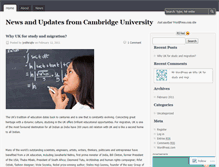 Tablet Screenshot of cambridgenewz.wordpress.com