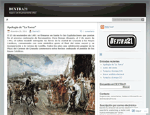 Tablet Screenshot of dextra21.wordpress.com