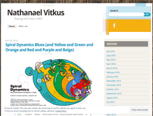 Tablet Screenshot of nathanaelvitkus.wordpress.com
