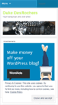 Mobile Screenshot of dukedesrochers.wordpress.com