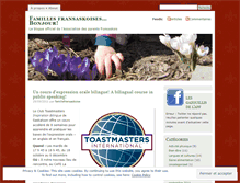 Tablet Screenshot of famillefransaskoise.wordpress.com