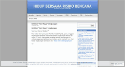 Desktop Screenshot of hidupbersamabencana.wordpress.com