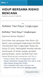 Mobile Screenshot of hidupbersamabencana.wordpress.com