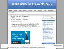 Tablet Screenshot of hidupbersamabencana.wordpress.com