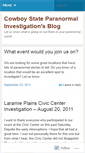 Mobile Screenshot of csparanormalinvestigations.wordpress.com