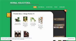 Desktop Screenshot of jualherbalkolesterol.wordpress.com