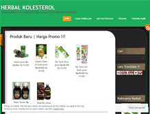 Tablet Screenshot of jualherbalkolesterol.wordpress.com