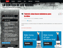 Tablet Screenshot of certeza.wordpress.com