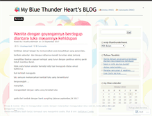 Tablet Screenshot of bluethunderheart.wordpress.com