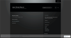 Desktop Screenshot of j33wong.wordpress.com