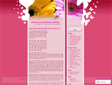 Tablet Screenshot of mydarling.wordpress.com