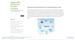 Desktop Screenshot of megatraffik.wordpress.com