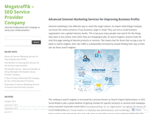 Tablet Screenshot of megatraffik.wordpress.com